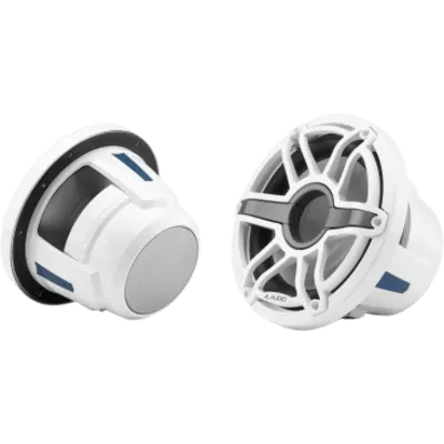 Subwoofer Náutico 10" / 250 W RMS / 4 Ω / Polipropileno con Mica / Rejilla Deportiva Blanca / Deflector Infinito o Caja Cerrada / Marino