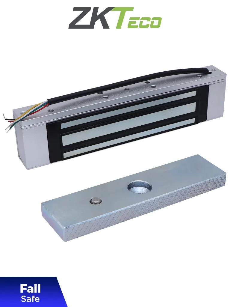Cerradura magnética ZKTeco LM120 para control de acceso interior