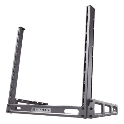 Rack de Escritorio 19" / 10U / Aluminio Ligero / Ángulo Ajustable / Mesa o Suelo