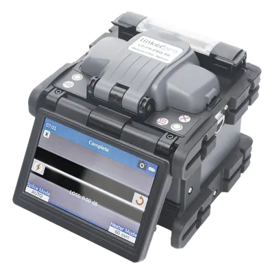Fusionadora de fibra óptica LINKEDPRO LP-FS-PRO-X6 de 6 motores