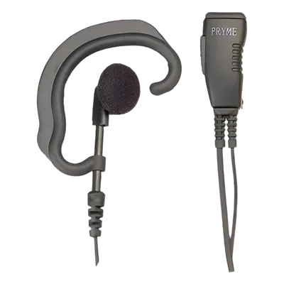 Micrófono de Solapa / Audífono Tipo Gancho / Reducción de Ruido / Cable 2.5' (0.76 m) / Compatible Hytera PD-702/706/782/785/786/PT-580
