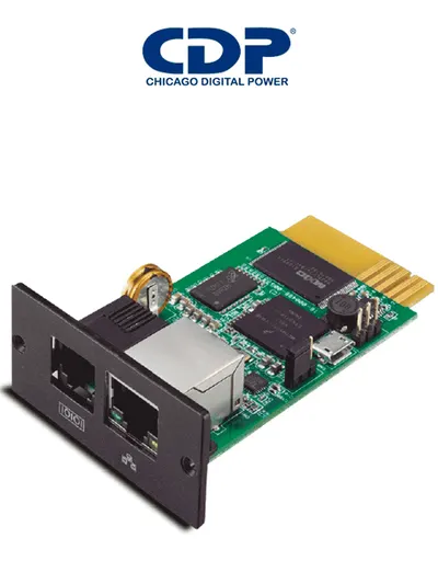CDP UPOSNMP-TX-WEB PRO CARD / Tarjeta de monitoreo / Para equipos UPO11-1,2,3 / UPO11-1,2,3 AX / UPO22-6,10,15 AX / UPO22-6,10 RT AX / UPO33-HM3AX