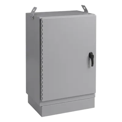 Gabinete FTTX Tipo 4X / Aluminio Soldado 3 mm / 10 UR / 762x762x1118 mm / IP66 / Aislamiento Térmico / 30x30x44 in