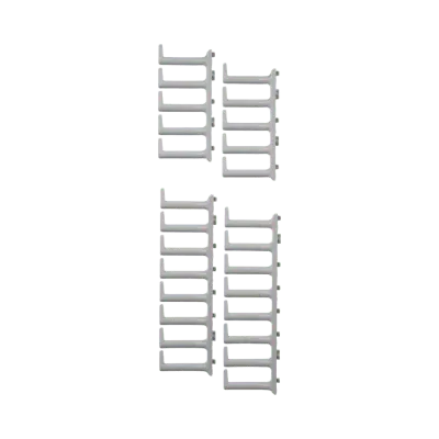Kit de Dedos para Gestión de Cables / 100 mm de Longitud / Para Gabinetes de 42 o 45 UR / Anchura Ajustable 600-800 mm / Color Blanco