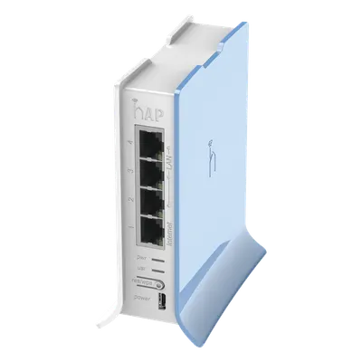 Punto de acceso MikroTik hAP lite TC RB941-2ND-TC para redes compactas
