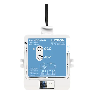 Módulo CCO de RF / Salida de Contacto Seco NO/NC / 24 V / Tipo Mantenido o Momentáneo / Alcance 9 m (29.5 ft) / Montaje Superficie o Caja de Conexiones