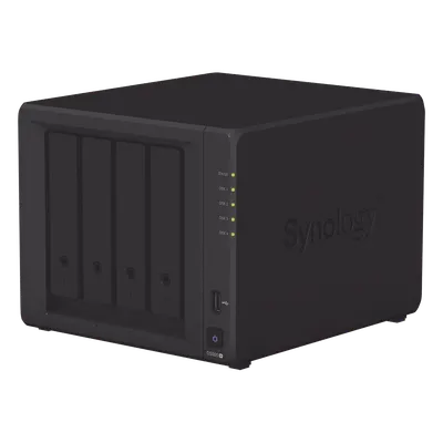 Servidor NAS de escritorio con 4 bahías / Expandible a 9 bahías / Hasta 144 TB