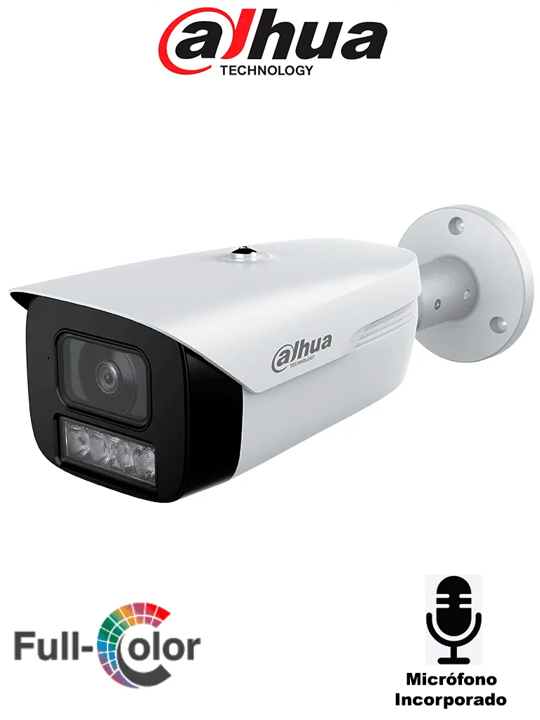 Cámara bullet DAHUA DH-HAC-HFW1509MHN-A-LED de 5 MP Full Color