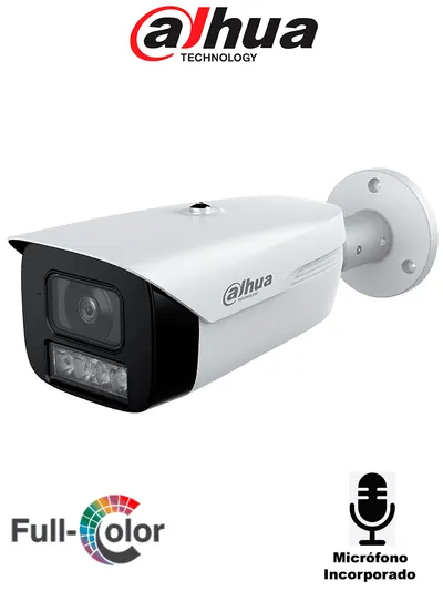 Cámara bullet DAHUA DH-HAC-HFW1509MHN-A-LED de 5 MP Full Color