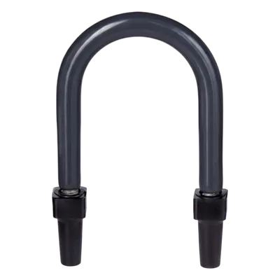 Abrazadera U de Pata Larga / Recubrimiento PVC 40 mils / Tubo 1 1/4" (32 mm) / Acero Galvanizado / IK09 / UL 203
