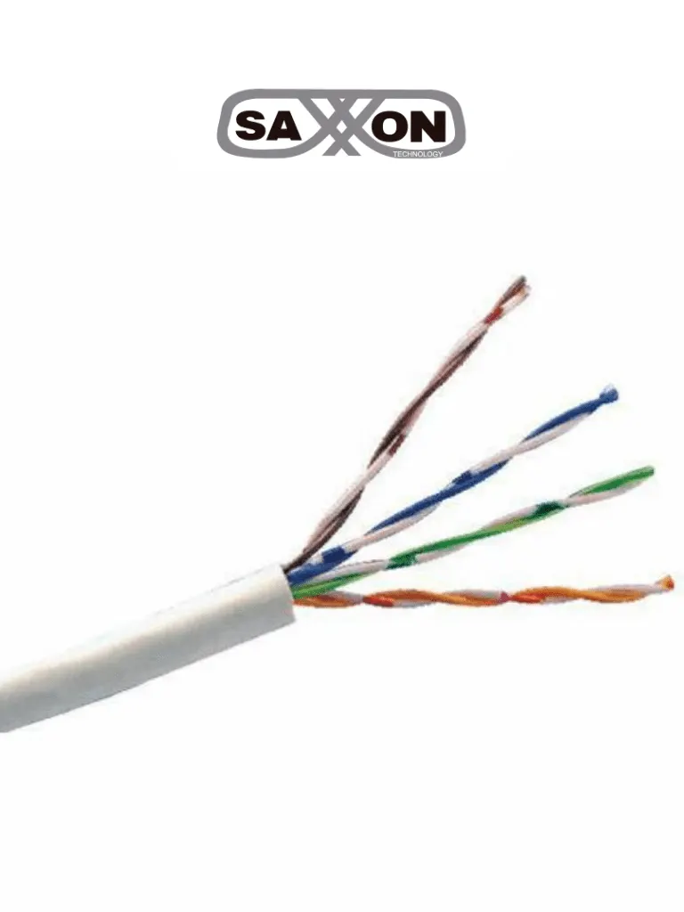 Bobina de cable UTP Cat5e SAXXON OUTP5ECOP305BC de 305 metros