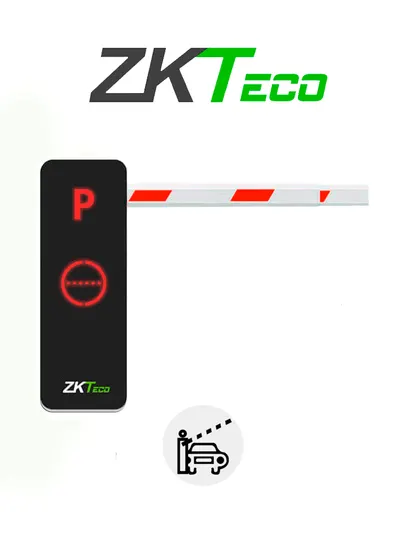 Barrera vehicular ZKTeco BGM1060L con brazo telescópico de 6 m