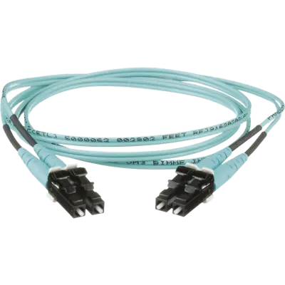 Jumper de Fibra Óptica / Multimodo OM3 50/125 / LC-LC Dúplex / OFNR / 35 m (114.83 ft) / 10 Gbps