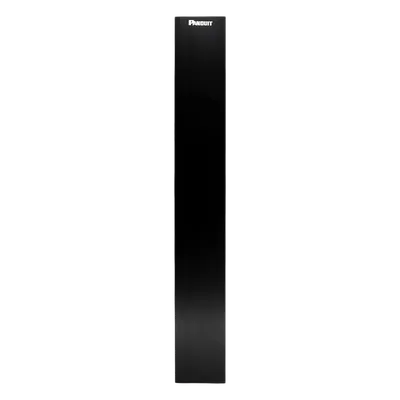 Tapa Final de Fila / 45 UR / Aluminio / 80.6 in (6.7 ft) / Negro / RoHS