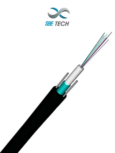 SBE TECH SBE-FOEXAR12SM - Fibra óptica monomodo con armadura metálica de 12 hilos. (Precio por metro) 1 pieza = 1 metro, la venta es en múltiplos de 100 metros