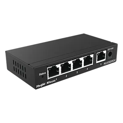 Switch Gigabit administrable RUIJIE RG-ES205GC para videovigilancia