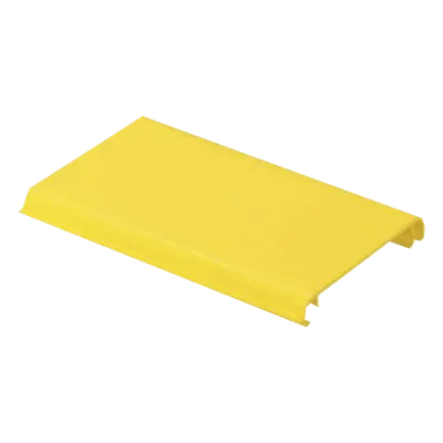 Tapa con Bisagra para Canaleta / Sistema 4x4 / PVC Rígido 94V-0 / Apertura 30° a 90° / 3 m (10 ft) / Amarillo