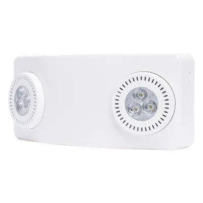 Luz de emergencia LED SFIRE SF-1960-LF, 520 lúmenes y doble cabezal