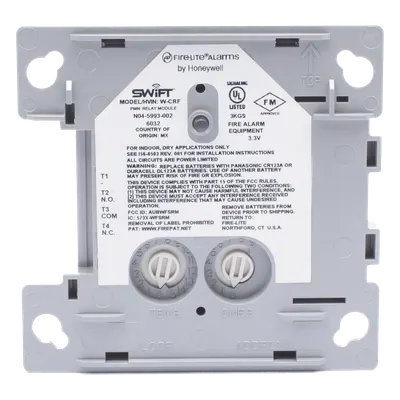 Módulo de relé inalámbrico FIRE-LITE W-CRF, contacto SPDT y malla SWIFT