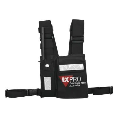 Pechera táctica TX PRO CPP-TXP con soporte universal para radio