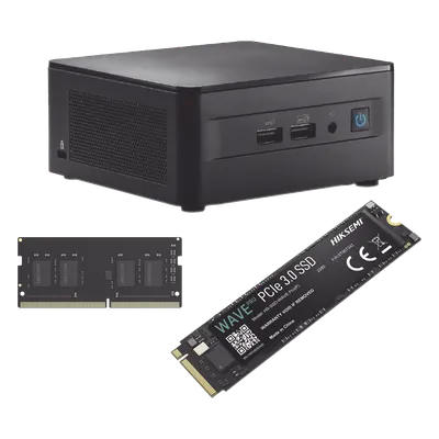 Mini PC / Core i5 12ª Gen / 16GB RAM DDR4 / SSD 256GB NVMe / Compacto