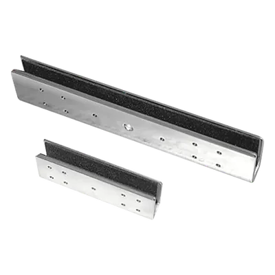 Soporte de Montaje Tipo U / Para Cerradura Eléctrica Deadbolt / Puertas de Vidrio 10 mm