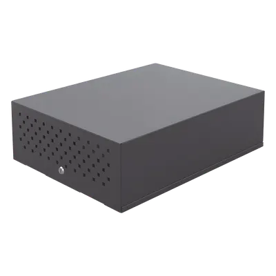 Gabinete Metálico de Seguridad para DVR/NVR. Tamaño Max. de DVR/NVR:  440 x 177 x 462 mm (An. x Al. x Prof.)