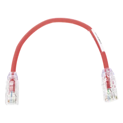 Cable de parcheo Panduit UTP28X8INRD Cat6A de 8 pulgadas