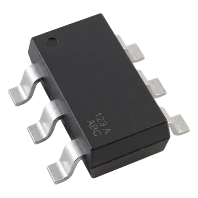 Conmutador RF SPDT / 10 kHz a 3 GHz / Pérdida de Inserción 0.8 dB / Aislamiento 35 dB / Encapsulado SOT-23 6 Terminales / Tecnología CMOS