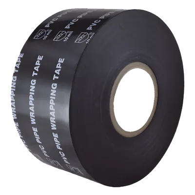 Cinta Wrap PVC / Premium / 4.8 cm × 10 m (32.8 ft) / Impermeable / Acabado Mate / Negro