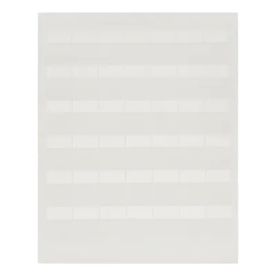 Etiqueta Auto-Laminada / 5000 Unidades / 0.50' x 1.50' (12.7 x 38.1 mm) / Poliéster / -54°C a 107°C / Cables 4.1 a 8.1 mm