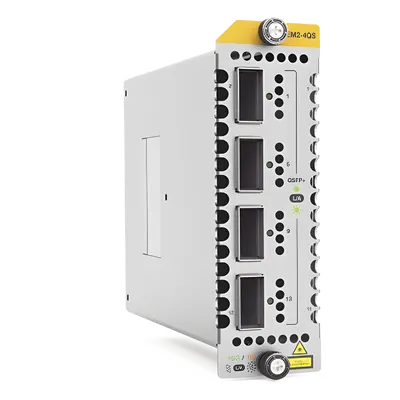 Módulo de expansión / 4 puertos 40GbE QSFP+ / Layer 3+ / Apilable / 8 bahías de alta velocidad