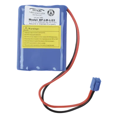 Batería recargable / 11.1 V / 2200 mAh / Li-Ion / Hasta 10 horas de respaldo