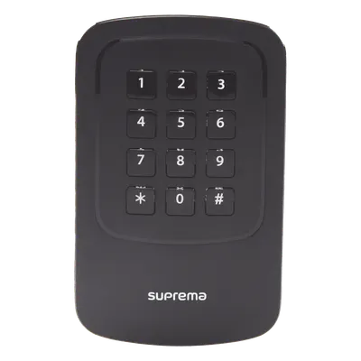 Lector RFID SUPREMA XP2GKDPB con teclado y credenciales móviles