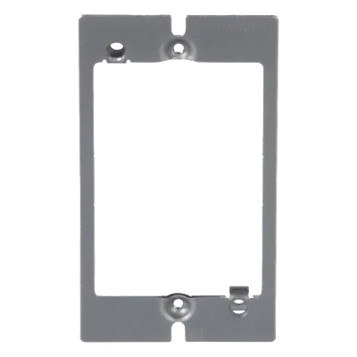 Adaptador de Placa de Pared / Una Salida / CRS Zincado / 2.38' x 4.19' x 0.32' / 7.8' x 4.2' x 0.32'