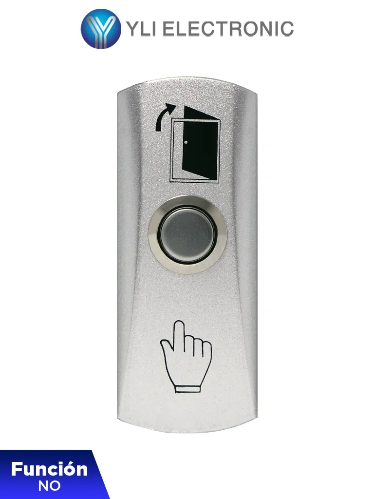Botón mecánico de salida YLI ELECTRONIC PBK-815 con contacto NO/COM