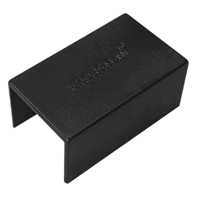 Unión para canaleta THORSMAN TMK-1720-U-N de PVC negro