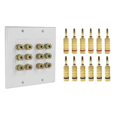 Placa de pared EPCOM PROAUDIO EP-WP6S-KIT para 6 altavoces