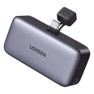 Power bank UGREEN 35338B de 5000 mAh con USB-C integrado