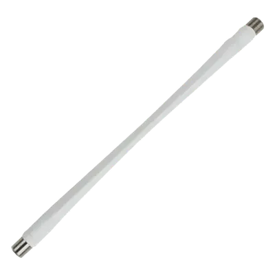 Jumper Coaxial / 25.4 cm (10 pulgadas) / Conectores F Hembra / 75 Ohm / Diseño Plano / Color Blanco