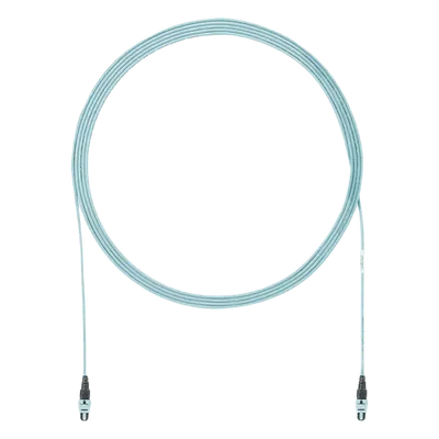 Cable de Interconexión de Fibra Óptica / 12 Fibras OM4 / Pan-MPO Hembra-Hembra / Polaridad A / LSZH / 17 m (55.77 pies)