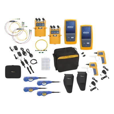 Certificador de Fibra Óptica MPO/MMC / 24 Fibras en 1 Segundo / Precisión ±0.10 dB / Sistema Versiv / Inspección Visual 24 Fibras / Medición de Longitud ±1 m + 1%