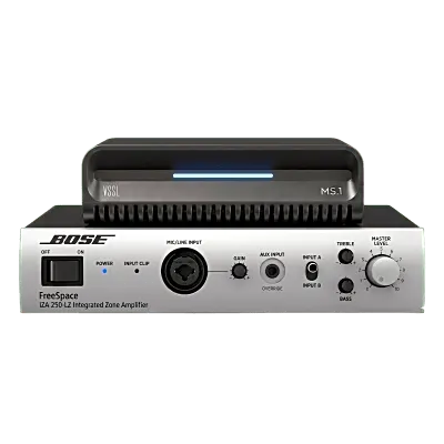 Kit Amplificador y Streamer de Audio / PoE + USB-C / HDMI eARC + Óptica + RCA / Bluetooth LE Audio / WiFi / AirPlay2 + Google Cast + Spotify Connect / Compatible Control4, Crestron, Elan, RTI, URC, Savant, Lutron