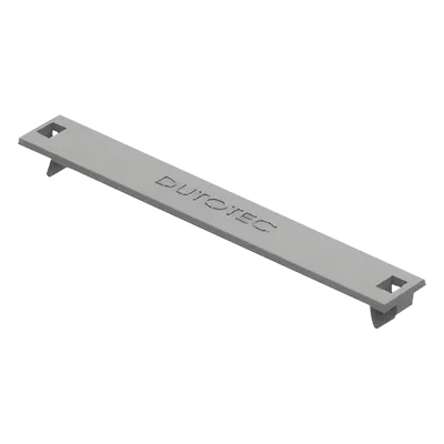 Remate de tapa / Canaleta DX10000 / ABS V0 / Blanco / -20°C a +80°C