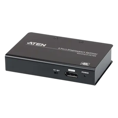 Distribuidor DisplayPort / 4 Puertos / 4K@60Hz / DP 1.2a / HDCP 1.3 / MST-SST / 21.6 Gbps