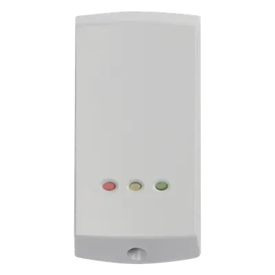 Lector de proximidad autónomo / 10,000 usuarios / 12VCC / Exterior / 38 x 78 x 12.7 mm (1.5 x 3.1 x 0.5 in)