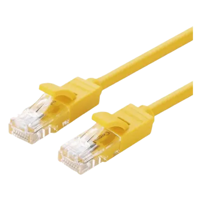 Cable UTP Ethernet Cat 6 / 1000 Mbps / 250 MHz / 2 m (6.56 ft) / RJ45 / Amarillo