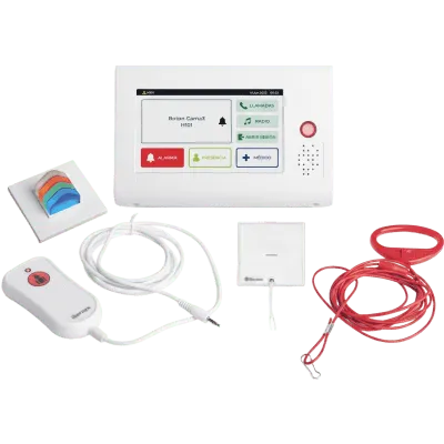 Kit de llamada a enfermería IBERNEX KIT-NX1021-ROOM con terminal de 7 pulgadas