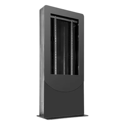 Kiosco Vertical / Acero Reforzado / Base 3/8" / 6 Tomas con Supresor de Picos / Ventilación Termostática / Carga 125-150 lb (56-68 kg)