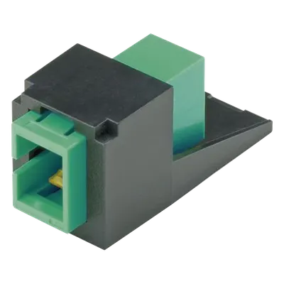 Módulo Acoplador / SC/APC Simplex / Fibra Monomodo OS1/OS2 / Mini-Com / Cerámica Zirconia / 0.15 dB